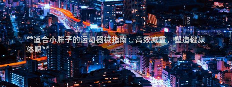 尊龙新版官网网页版：**适合小胖子的运动器械指南：高