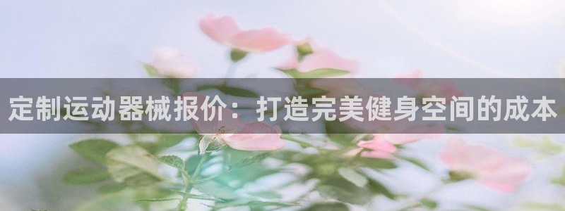 尊龙z6平台：定制运动器械报价：打造完美健身空间的成本