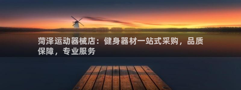 尊龙凯时城娱乐:菏泽运动器械店:健身器材一站式采购,品质
保