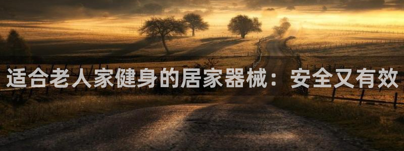 尊龙凯时口碑好吗：适合老人家健身的居家器械：安全又有